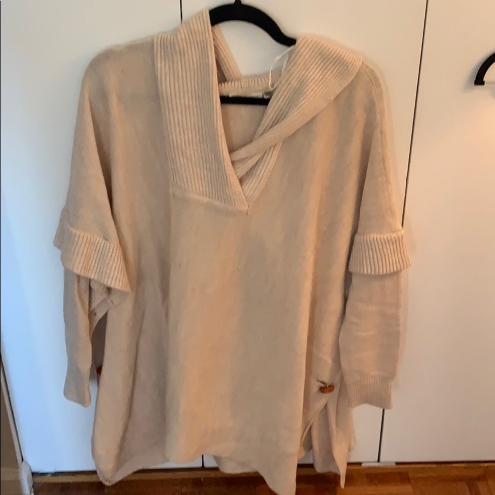 Oversized knit sweater